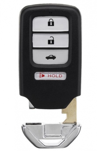 For Honda 3+1 button remote key shell with blade
