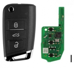 XHORSE XEMQB1EN Super Remote Key for Ford Style Flip 3 Buttons Built-in Super Chip English Version