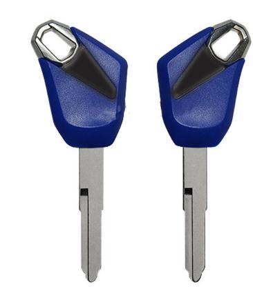 For KAWASAKI motorcycle key case(blue)_04 with right blade