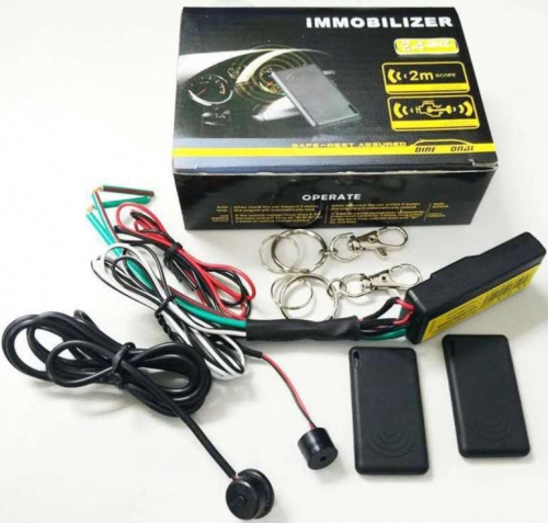 RFID 2.4GH wireless immobilizer car engine lock,anti-hijacking on off intelligent circuit cut,alarm auto cut engine