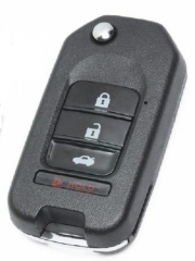 For honda 3+1 button remote key shell