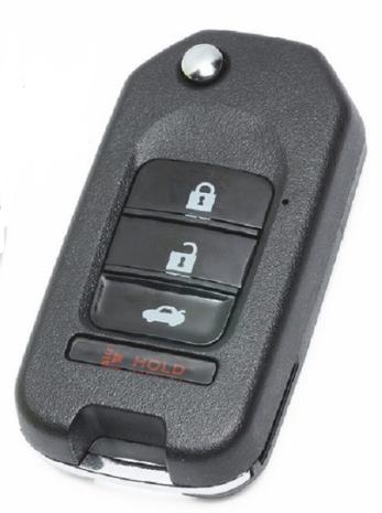 For honda 3+1 button remote key shell