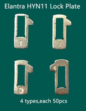 200pcs/lot Car Lock wafer HYN11 Locking Plate For Elantra NO 1.2.3.4 Each 50PCS For hyundai Lock Repair Kits