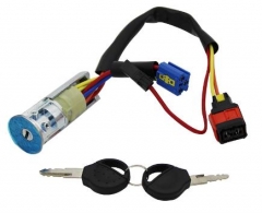 IGNITION STARTER SWITCH BARREL WITH 2 KEYS FOR PEU