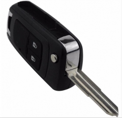For Chevrolet 2 button remote key shell with left 