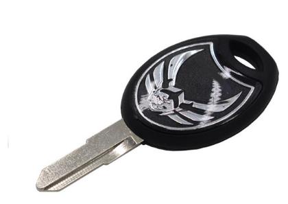 For Honda-Motor bike key blank with left blade（black）