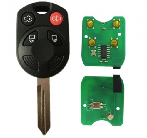 For Ford Mercury Lincoln (3 + 1) buttons - 315 MHz 4D63 80BIT Part 8G1T-19H316-A, 164-R7013 Fcc# CWTWB1U722