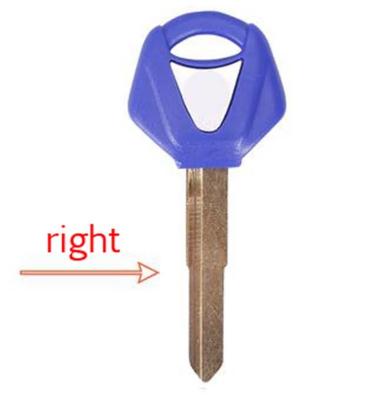 For yamaha motorcycle transponder key blank with right blade