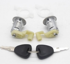 DOOR LOCK RIGHT LEFT SIDE WITH 2 KEYS FOR RENAULT 