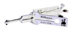 HU39(Ign/Dr/Bt） 2 In 1 
lock pick and decoder     