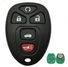 For GM 4+1 Button remote key 
with FCCID KOBGT04A 