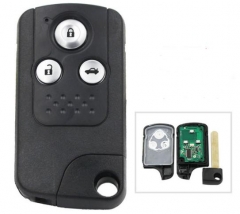 3 buttons smart remote car key 433mhz for Honda Ci