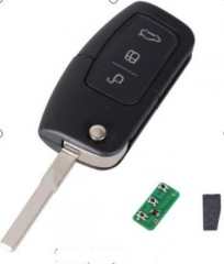 For Ford Focus flip remote key with 4D63 80bit chi