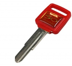 For Honda Motorcycle key blank with left blade （in