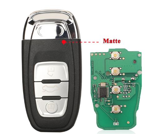 Smart Remote Key Semi Keyless 3 Button 868MHZ 8T0 959 754C for For Audi Q5 A4L A5 A6 A7 A8 RS4 RS5 S4 S5