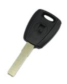 For Fiat transponder key shell in black color