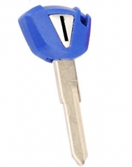For KAWASAKI Motorcycle key blank left blade (Blue