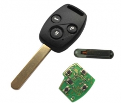 2003-2007  for Honda Remote Key 3 Button and Chip 