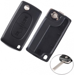 For Citroen 307 2 buttons 
flip key shell 
the bla