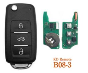 For VW style 3 button remote key B08-3 for
KD300 and KD900 to produce any model 
remote