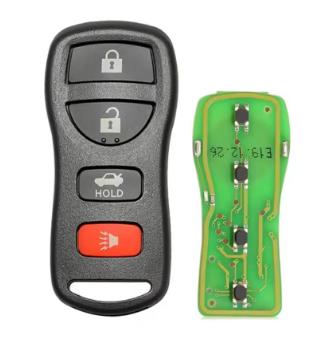 Xhorse universal VVDI wire remote control XKNI00EN no transpponder chip for Nissan 4 button VVDI Mini Key Tool