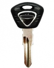 For triumph motorcycle key with left blade (black)