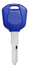 For Honda-Motor bike key blank with left blade（Blu