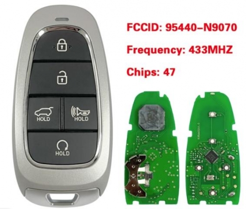 2021-2022 For Hyundai Tucson / 5-Button Smart Key / PN: 95440-N9070 / TQ8-FOB-4F27