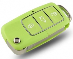 for VW 3 button   waterproof  remote key blank （gr