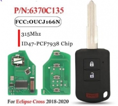 OUCJ166N Auto Remote Key Fob P/N: 6370C135 315MHz 