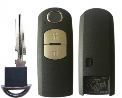 Smart Remote Key Fob 2 Button 433MHz PCF7953 for Mazda 3 CX-5 2015 2016 2017 2018 2019 FCC: SKE13E-01 SKE13E-02