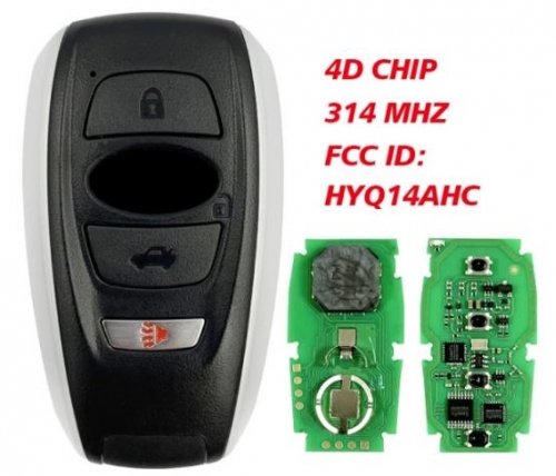 8 2014-2018 Subaru BRZ / XV Crosstrek / Forester / Impreza / Legac-y / Outback / STI / WRX Smart Key Proximity Fob 4B HYQ14AHC