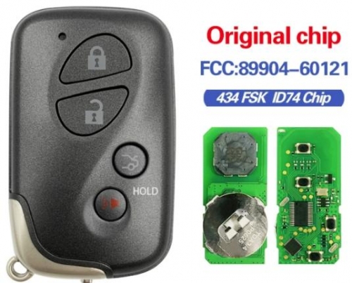 2008-2012 for Lexus RX Smart Key 4B - B74EA - 433mhz - 89904-48242, 89904-48241, 89904-48243