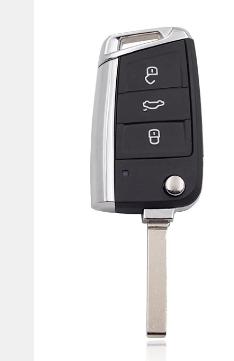 for VW 3 button flip remote key blank with 149 blade