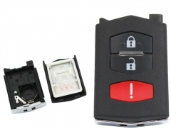For Mazda 2+1 button  remote key shell part