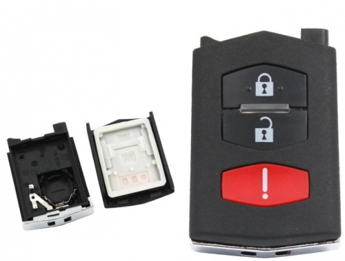 For Mazda 2+1 button  remote key shell part