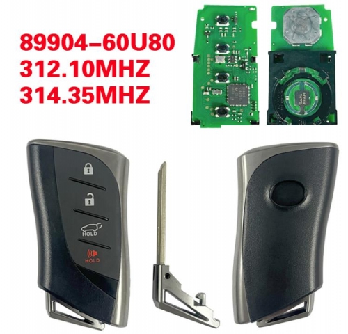 For Lexus Gx460 2020-2022 Smart Key, 4Buttons 89904-60U80 312.10/314.35, HYQ14FBF P1 A9