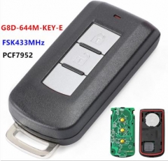 For Mitsubishii 2 Buttons FSK433MHz PCF7952 Chip f