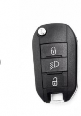 For peugeot  3 button remote key blank
with HU84 g