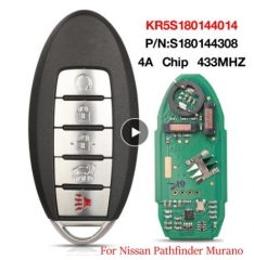 5 Buttons KR5S180144014 P/N S180144308 4A Chip 433