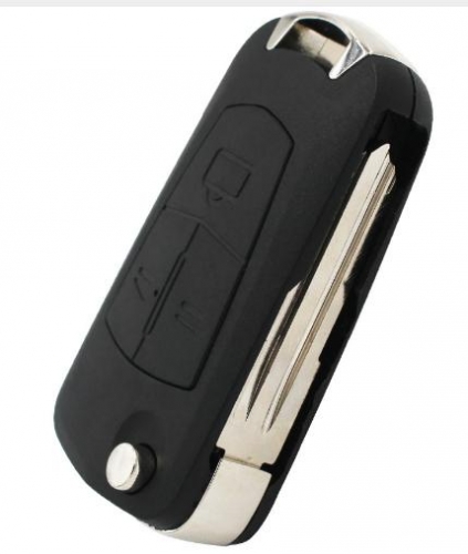 For Opel 3 button remote key blank with right/left key blade