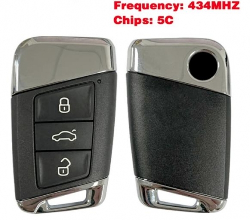 for VW Smart Key Remote 434.4mhz 5C Chip FCC 3GD 959 725