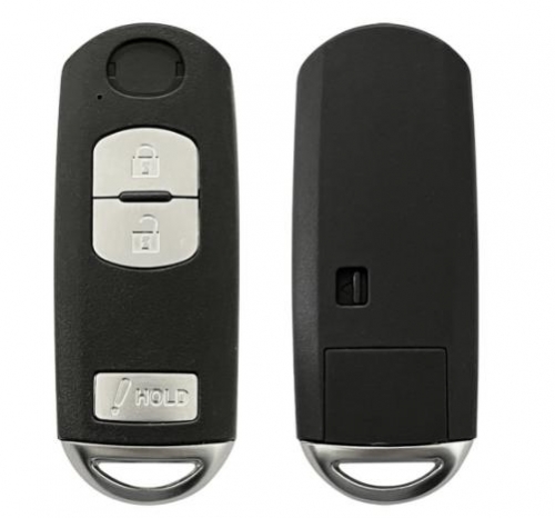 Smart Remote Key Fob Compatible with Mazda 2012 2013 2014 2015 2016 2017 2018 2019 2020 3B FCC# WAZSKE13D01/WAZSKE13D0