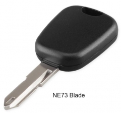 For peugeot transponder key blank with 206 blade