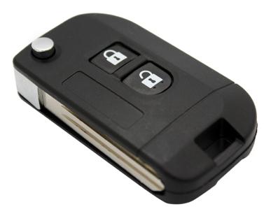 For Nissan 2 button remote modified  flip
 key blank