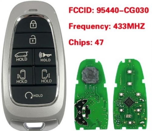 Smart Key For Hyundai Staria 2021-2022 FCCID 95440-CG030 Hitag 3 433MHZ