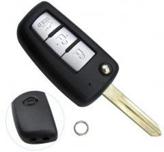 For Nissan 3 button remote key blank