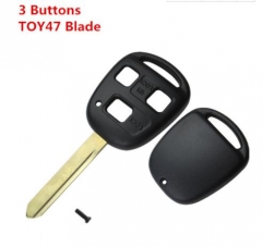 For Lexus remote key shell 3 buttons  Toy47 blade