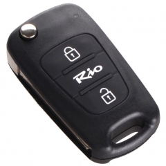 For hyundai rio 3 button
 flip key blank