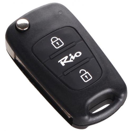 For hyundai rio 3 button
 flip key blank